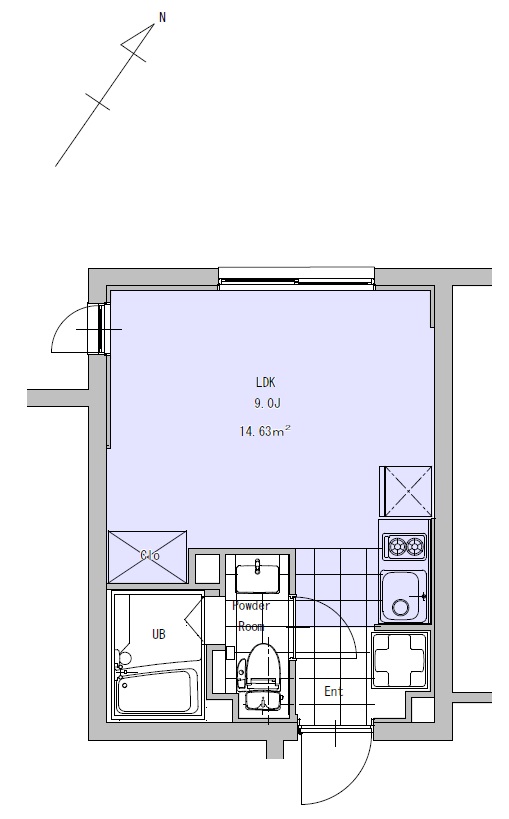 拡大間取り図