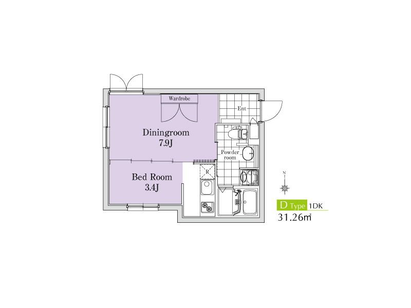 拡大間取り図