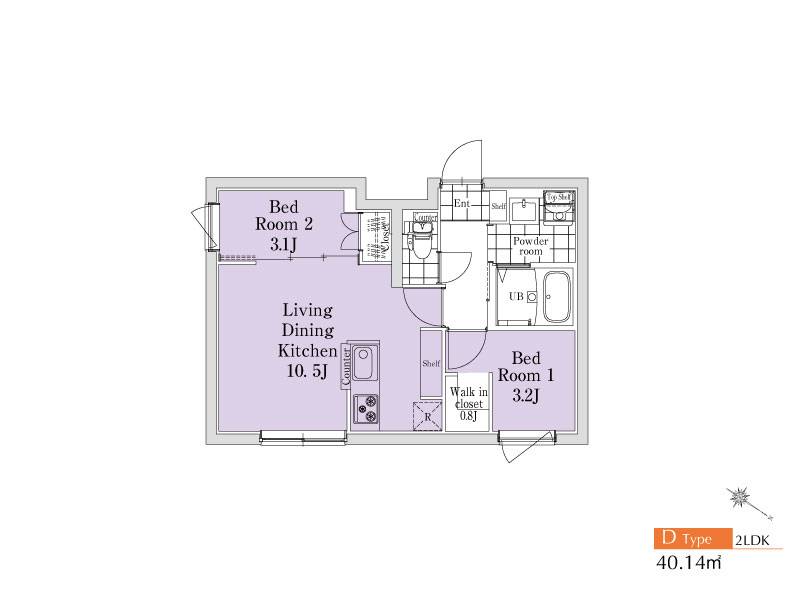 拡大間取り図