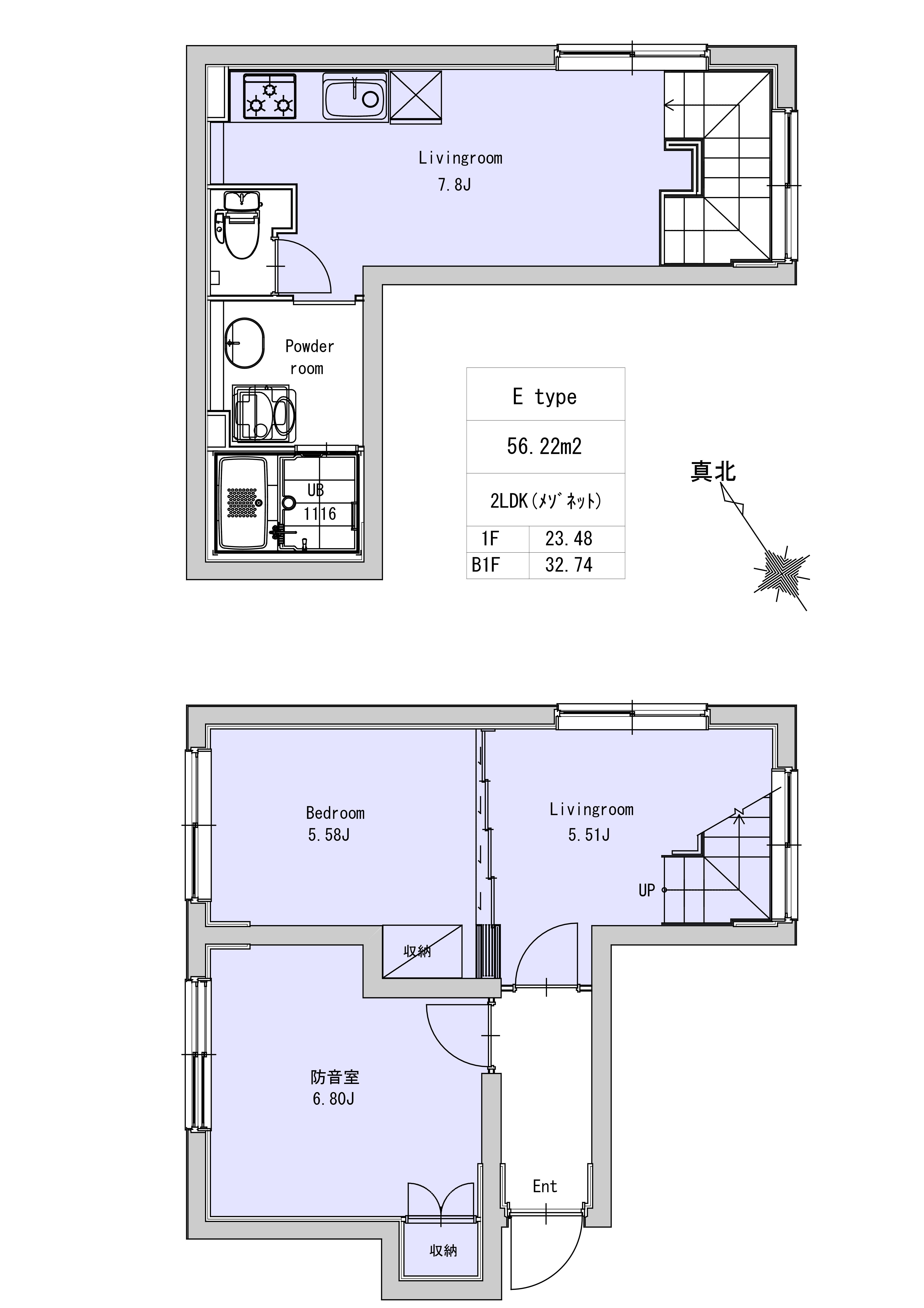 拡大間取り図