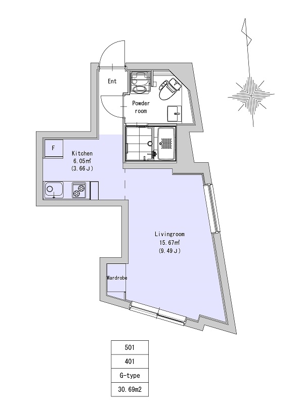 拡大間取り図