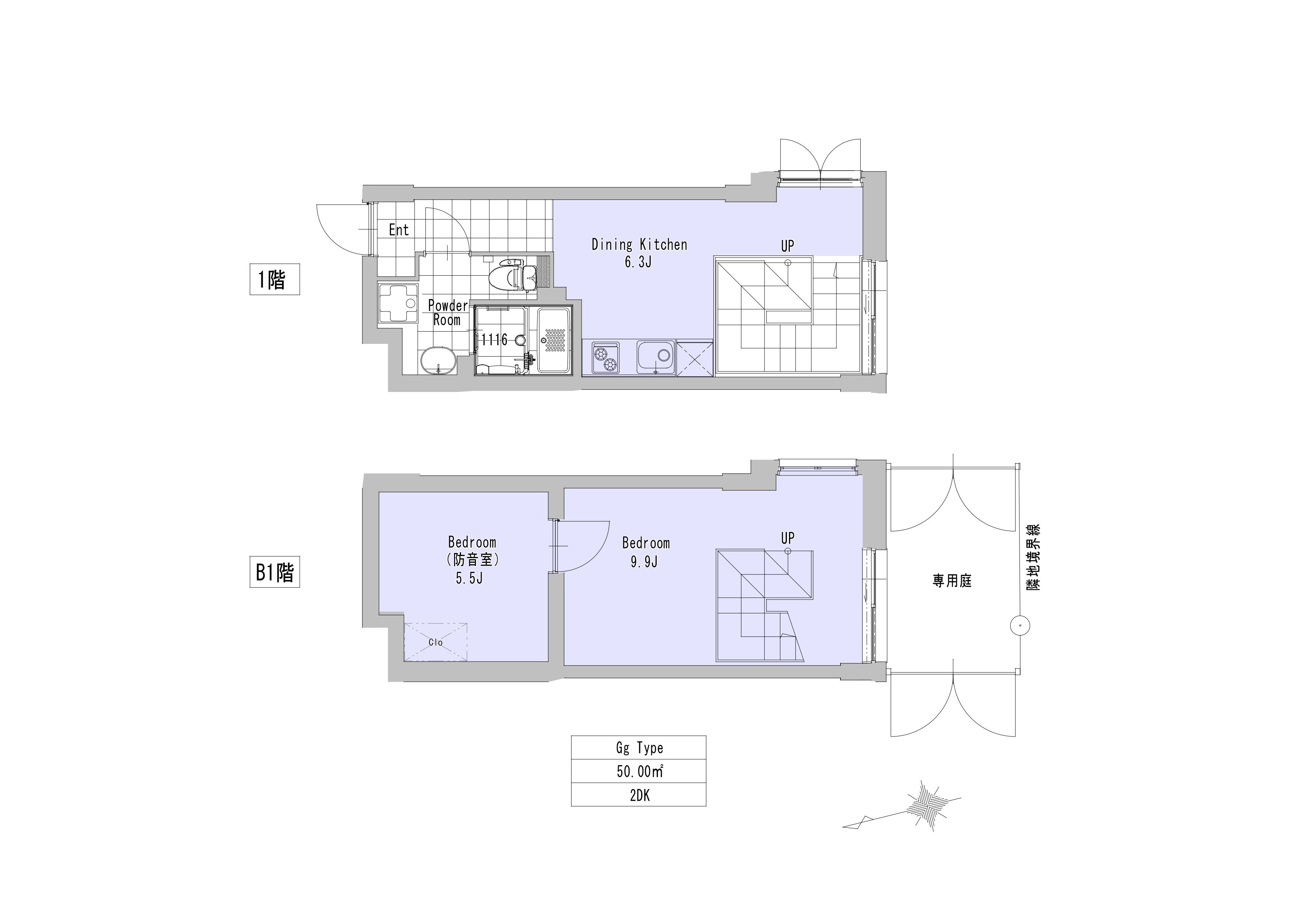 拡大間取り図