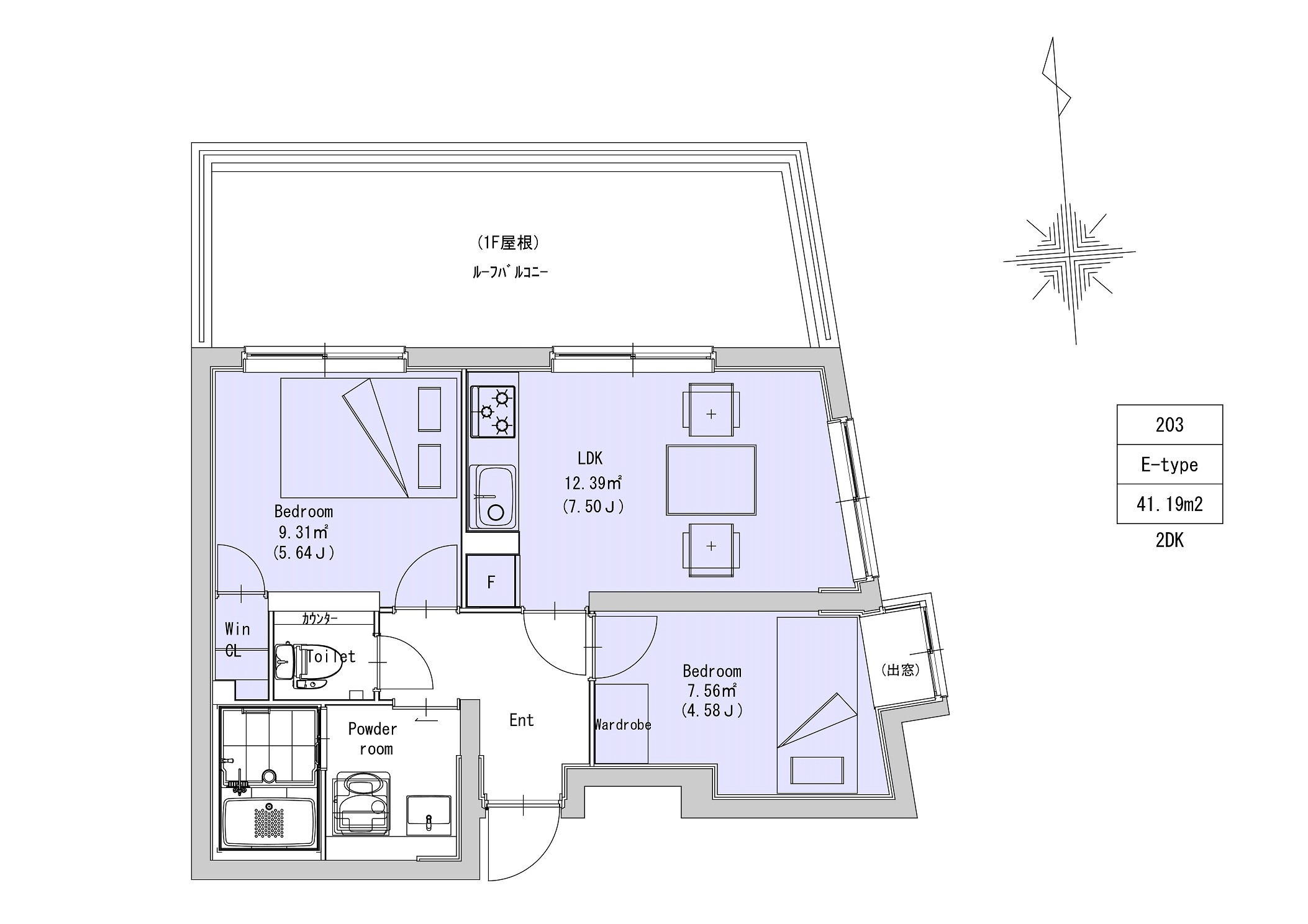 拡大間取り図