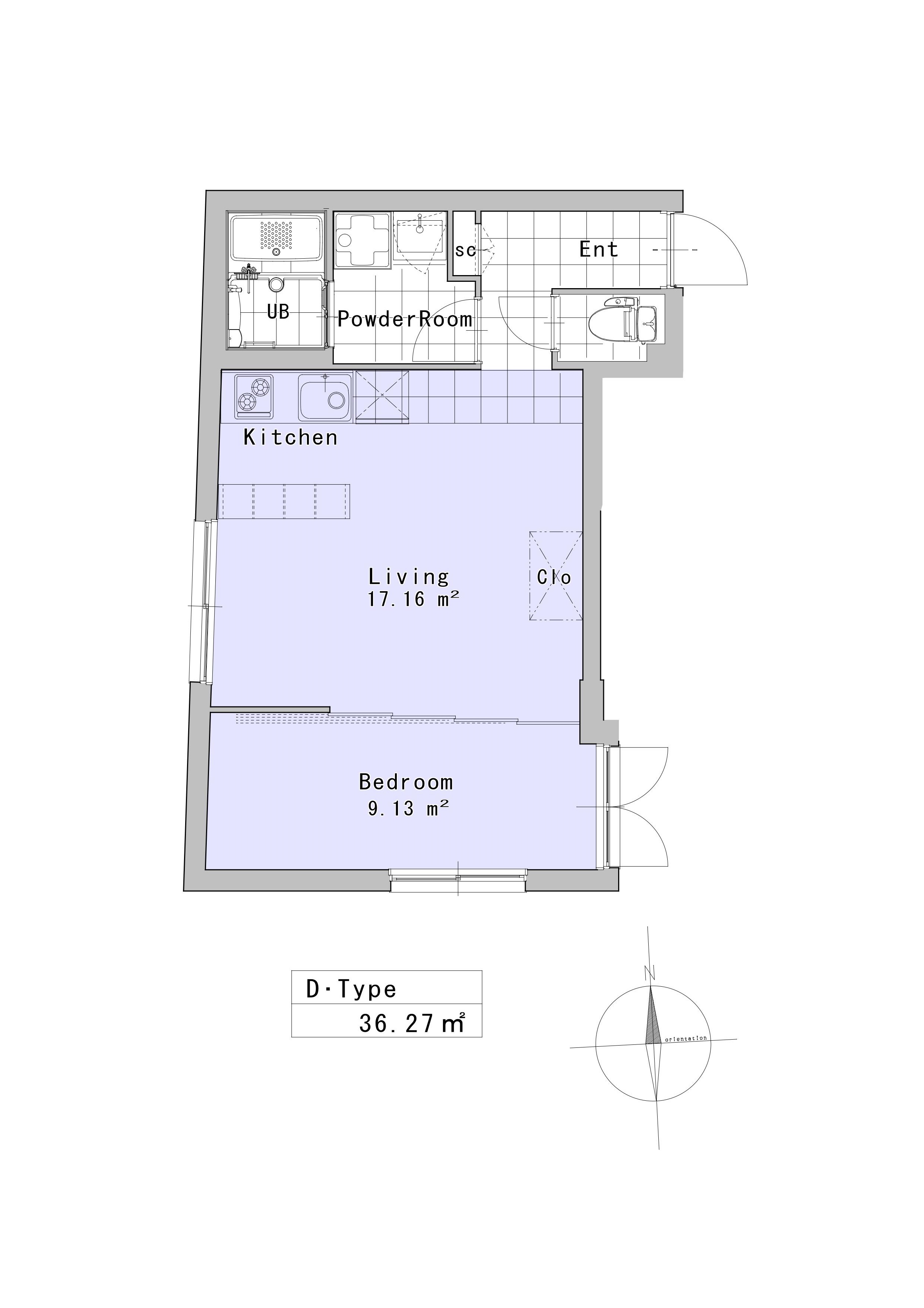 拡大間取り図